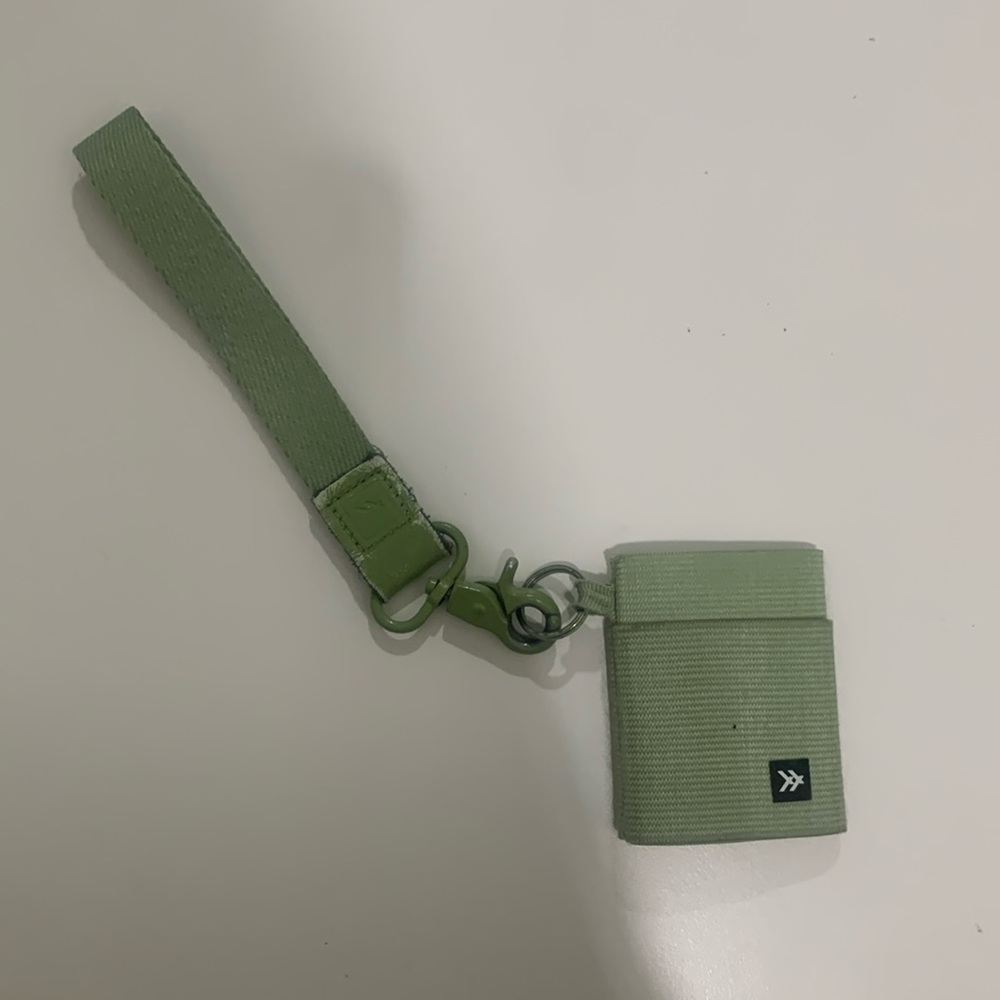 Sage green Thread Wallet